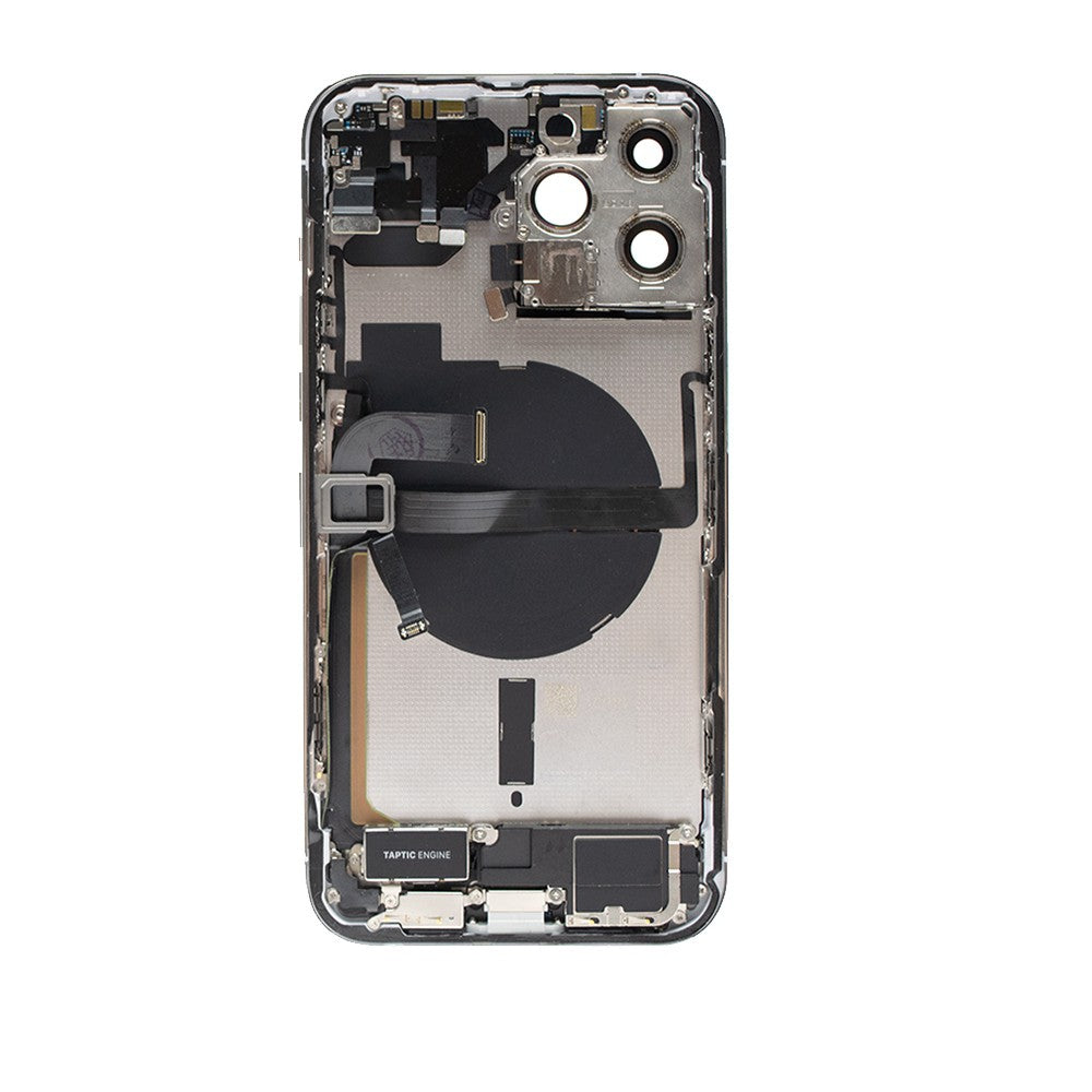 Rear Housing with Full Set Parts for iPhone 13 Pro Max-Silver (Purple) Rear Housing with Full Set Parts for iPhone 13 Pro Max-Silver (Purple)